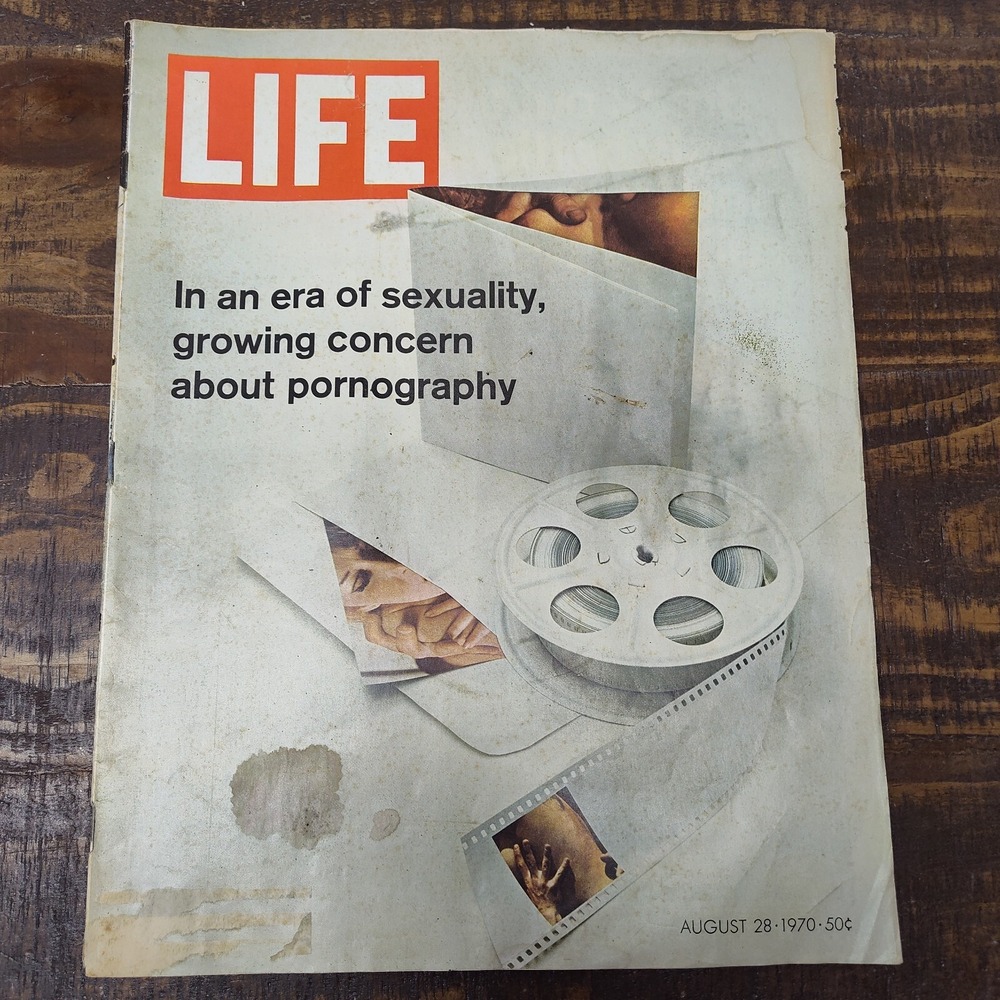 1970-LIFE- VINTAGE Era Of S--uality Growing Concern About cornography- Aug 28